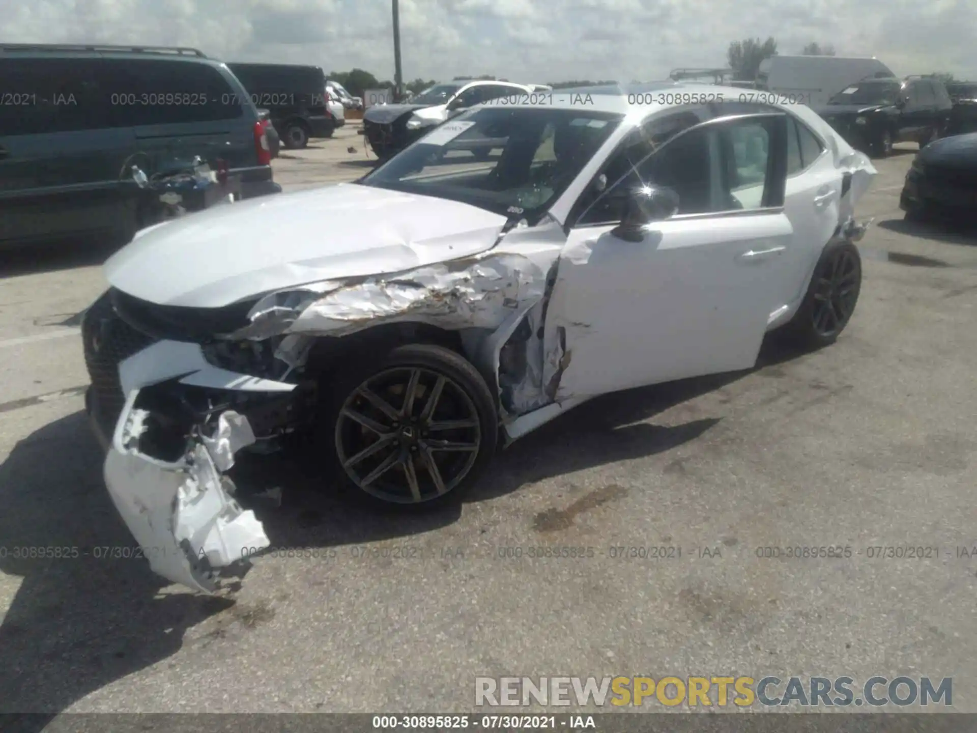 6 Photograph of a damaged car JTHGA1D22L5108610 LEXUS IS 2020