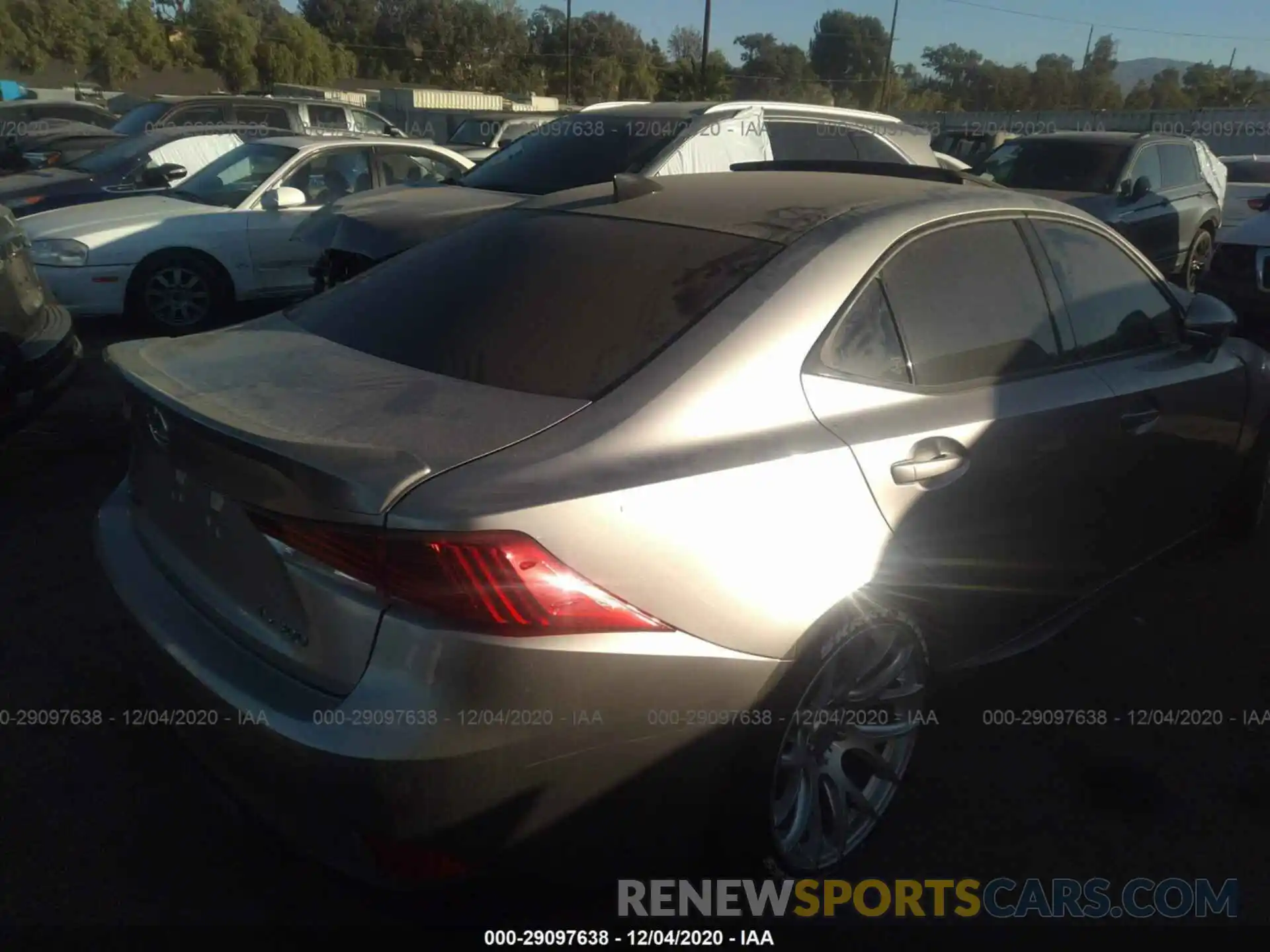 4 Photograph of a damaged car JTHGA1D23L5102444 LEXUS IS 2020