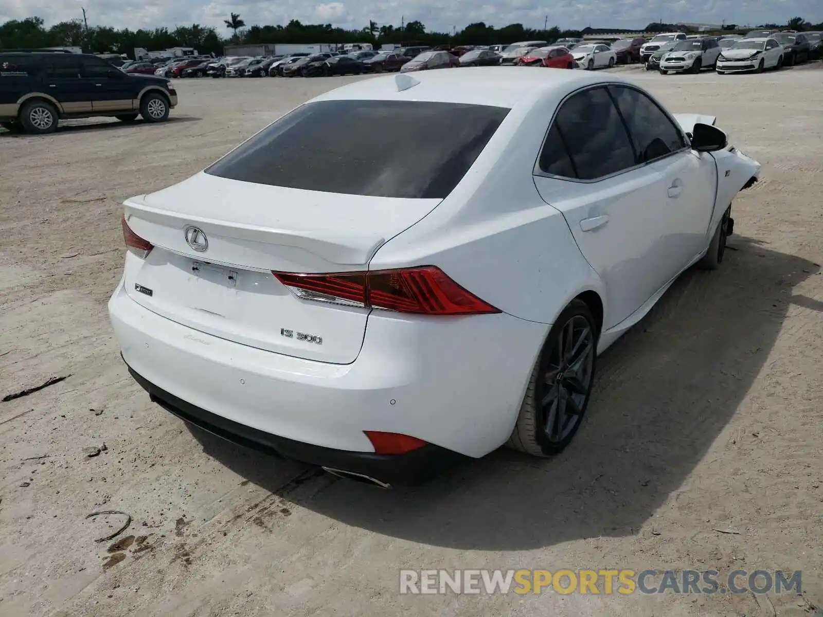 4 Photograph of a damaged car JTHGA1D23L5104842 LEXUS IS 2020