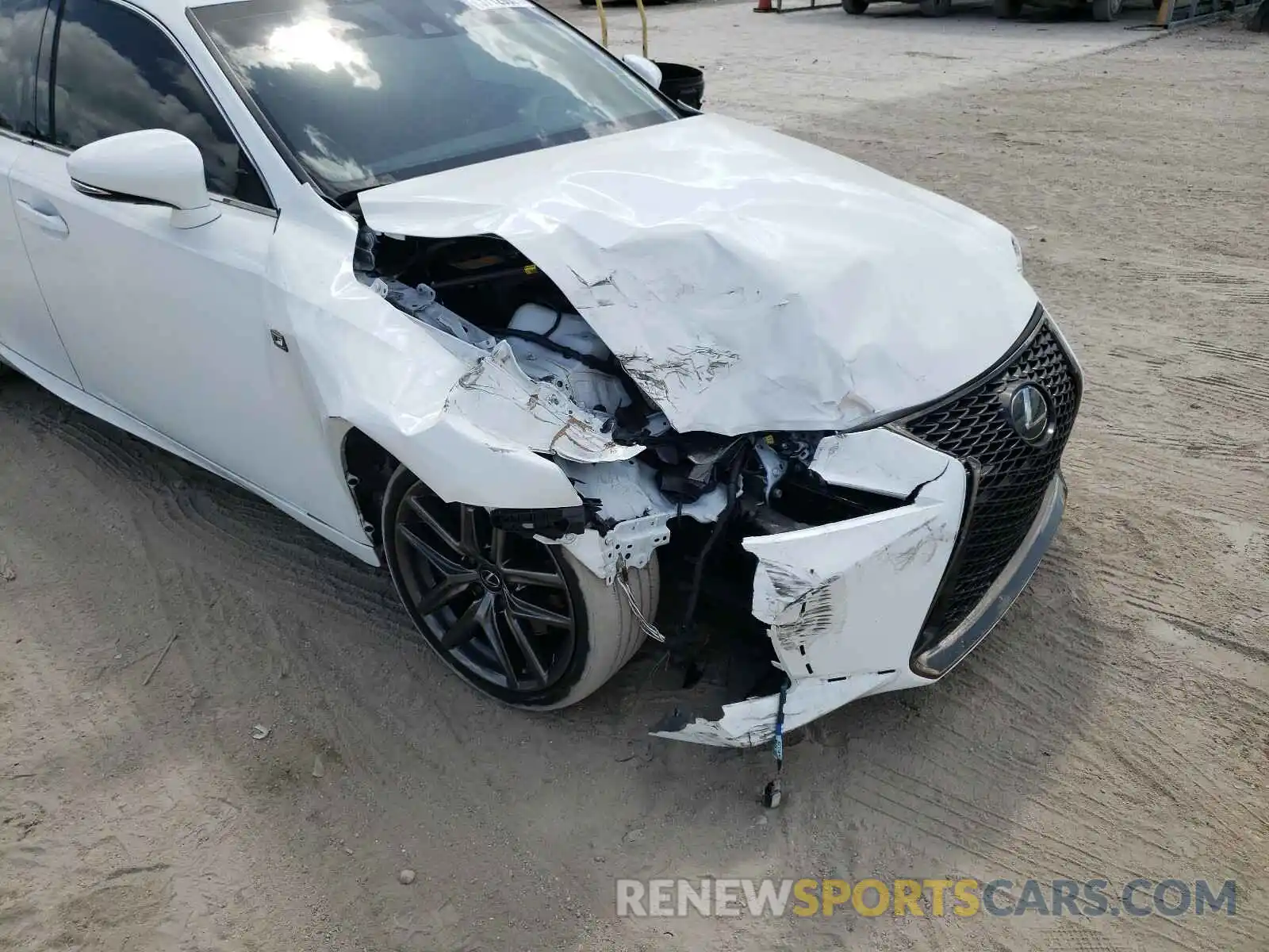 9 Photograph of a damaged car JTHGA1D23L5104842 LEXUS IS 2020