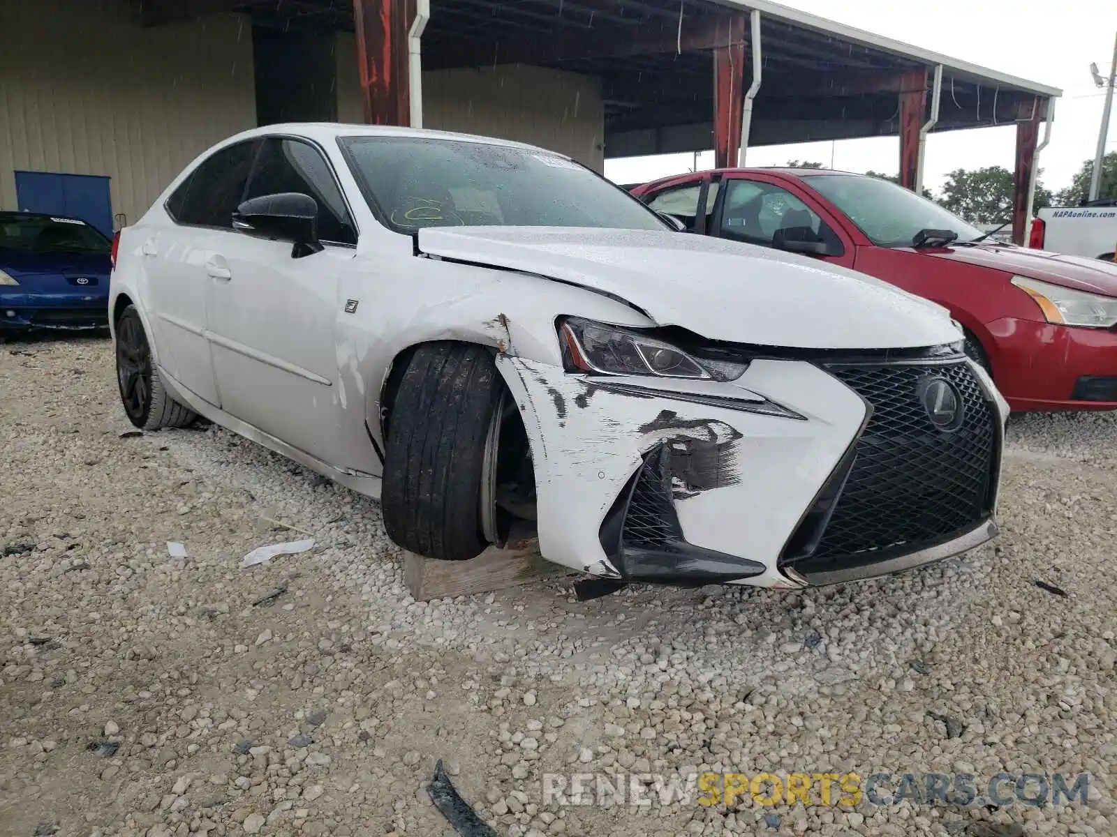 1 Photograph of a damaged car JTHGA1D23L5105053 LEXUS IS 2020