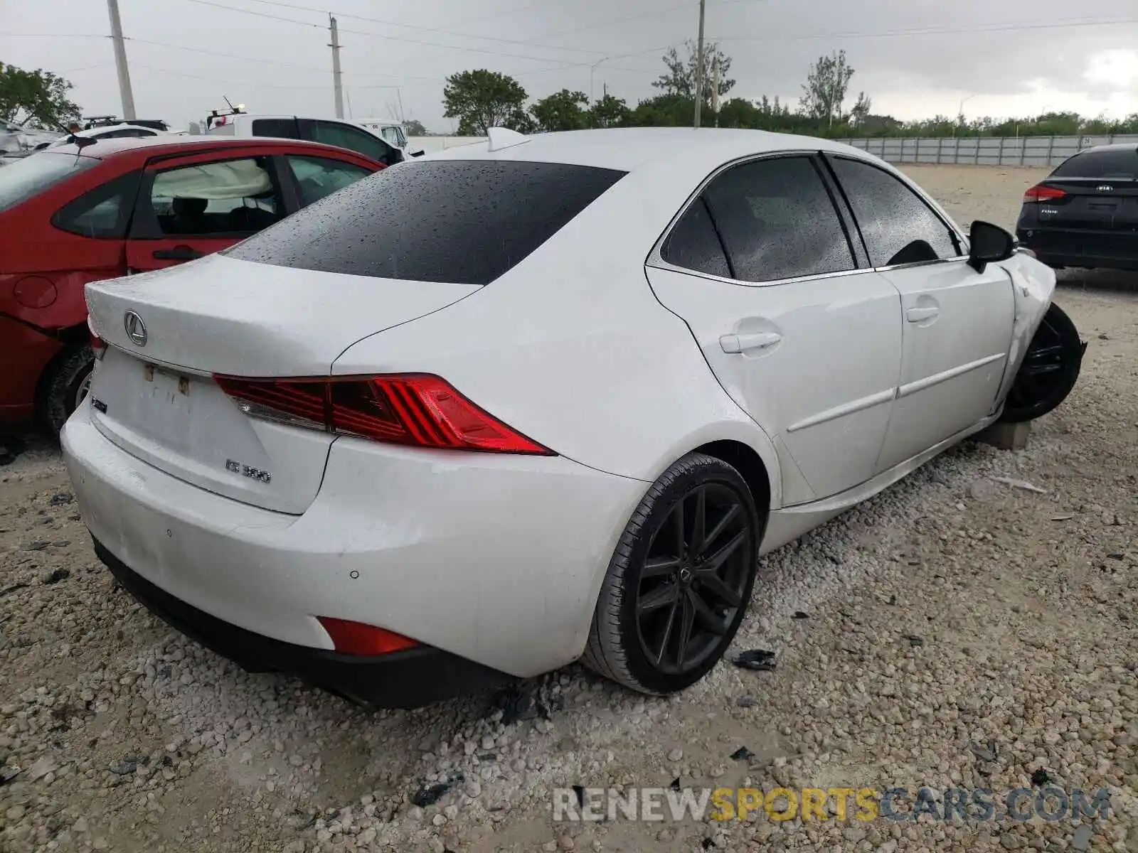 4 Photograph of a damaged car JTHGA1D23L5105053 LEXUS IS 2020