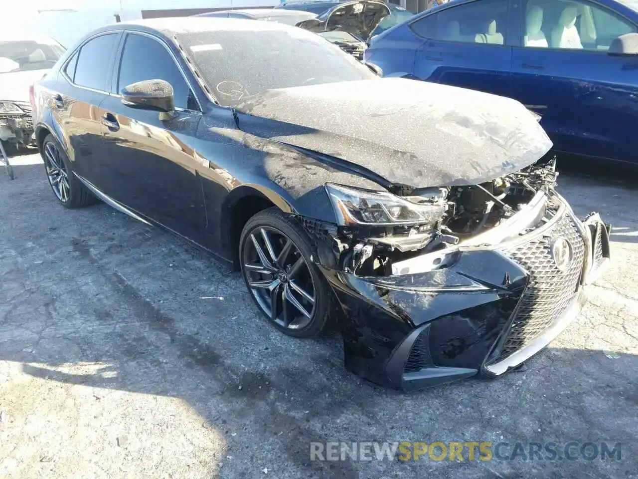 1 Photograph of a damaged car JTHGA1D23L5106347 LEXUS IS 2020