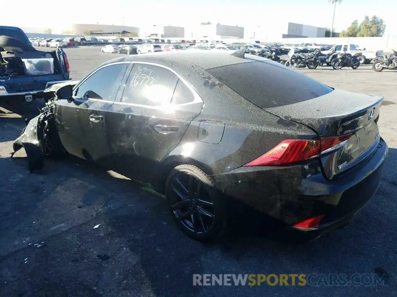 3 Photograph of a damaged car JTHGA1D23L5106347 LEXUS IS 2020