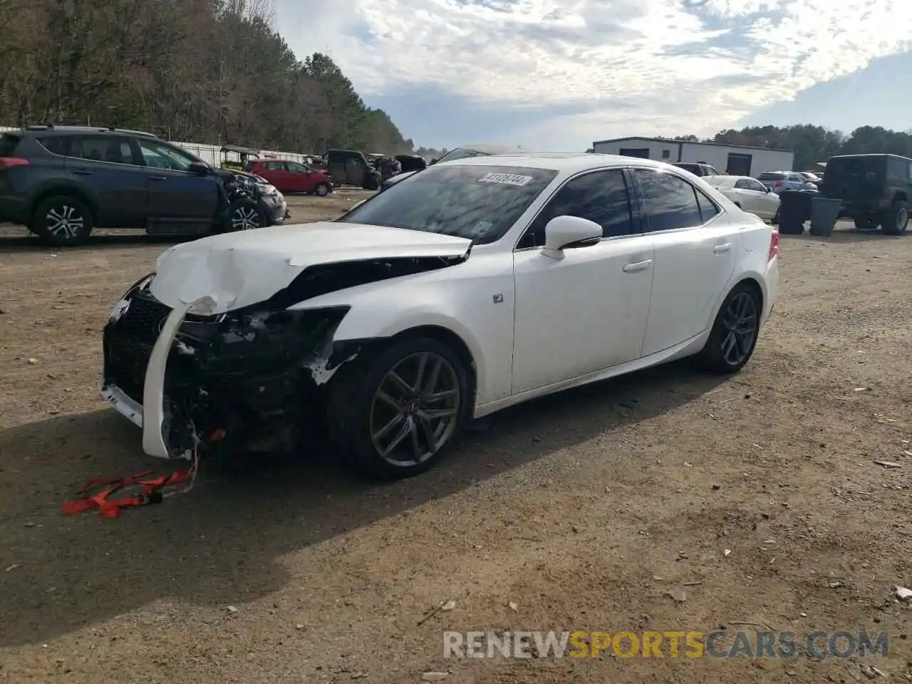 1 Photograph of a damaged car JTHGA1D24L5102016 LEXUS IS 2020