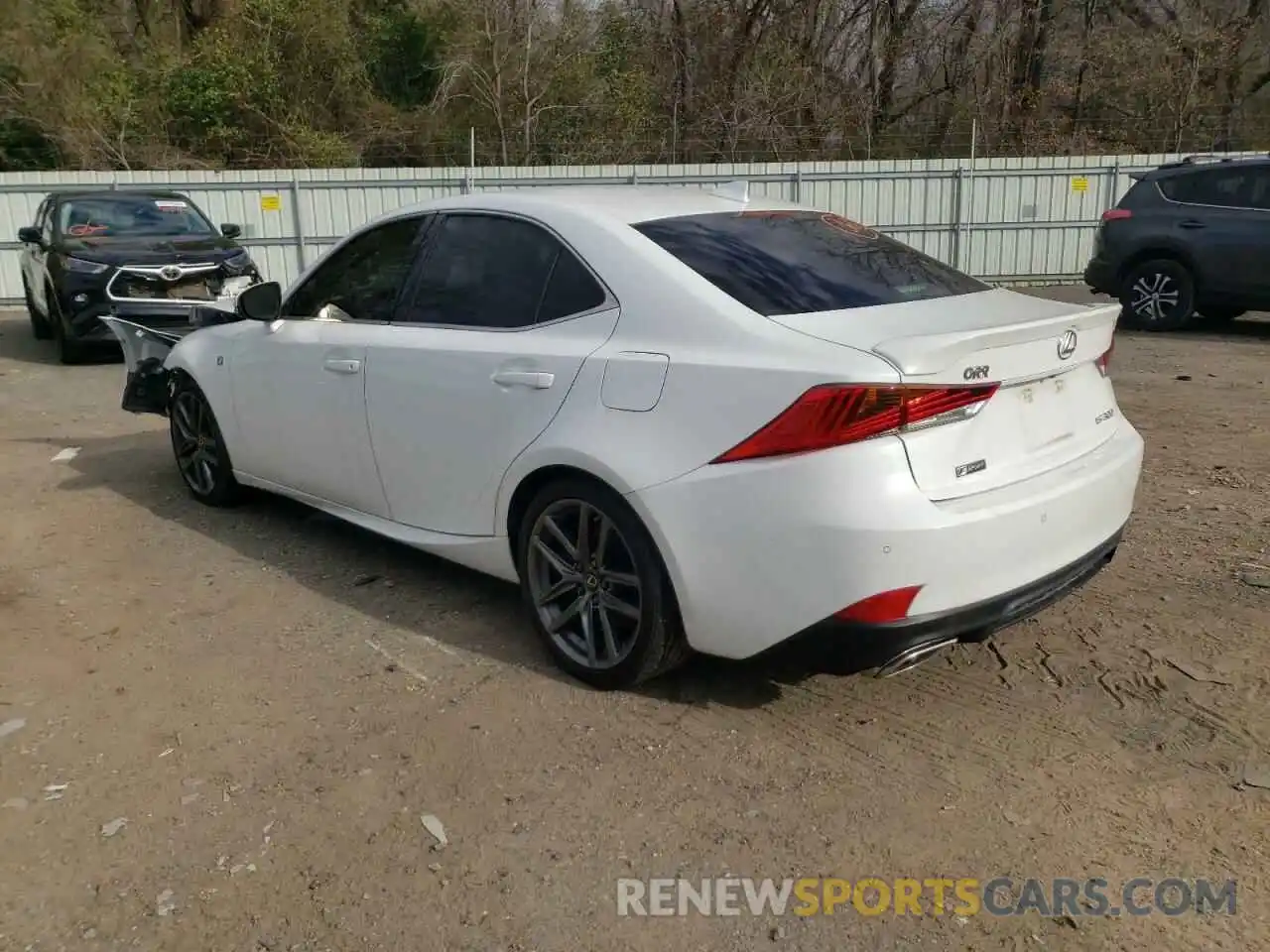 2 Photograph of a damaged car JTHGA1D24L5102016 LEXUS IS 2020