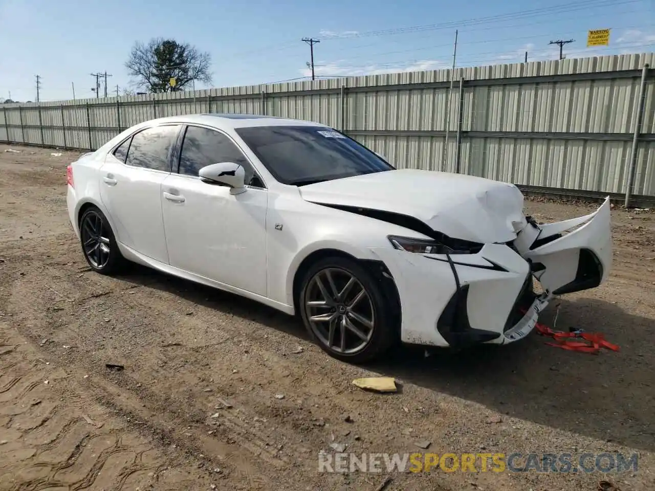 4 Photograph of a damaged car JTHGA1D24L5102016 LEXUS IS 2020