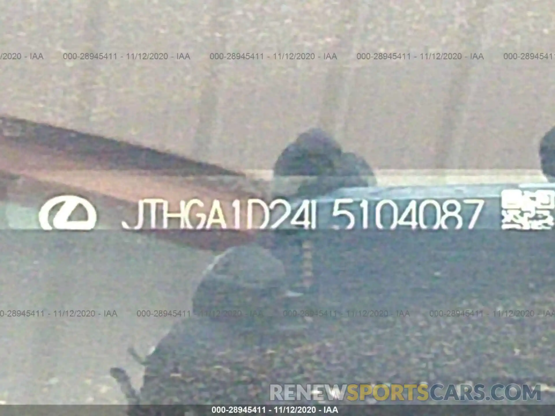 9 Photograph of a damaged car JTHGA1D24L5104087 LEXUS IS 2020
