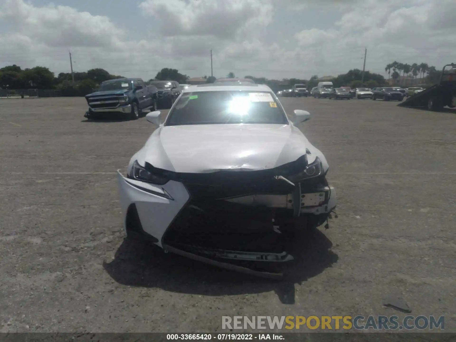 6 Photograph of a damaged car JTHGA1D24L5104106 LEXUS IS 2020