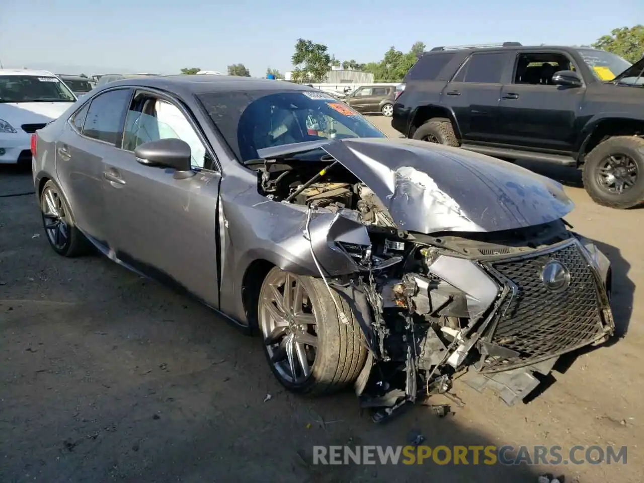 1 Photograph of a damaged car JTHGA1D24L5105384 LEXUS IS 2020