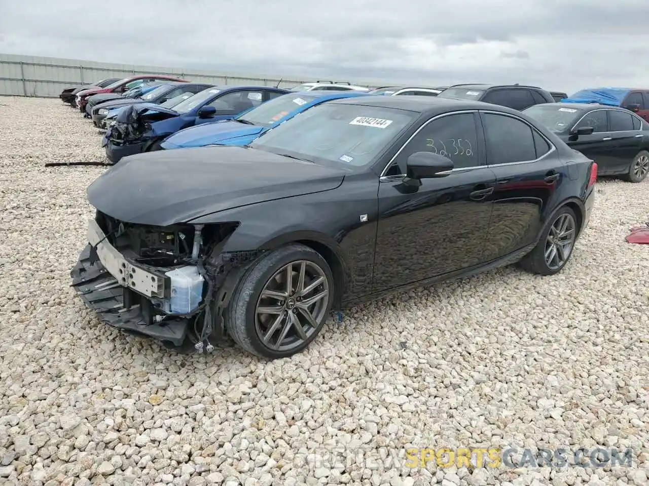 1 Photograph of a damaged car JTHGA1D24L5106079 LEXUS IS 2020