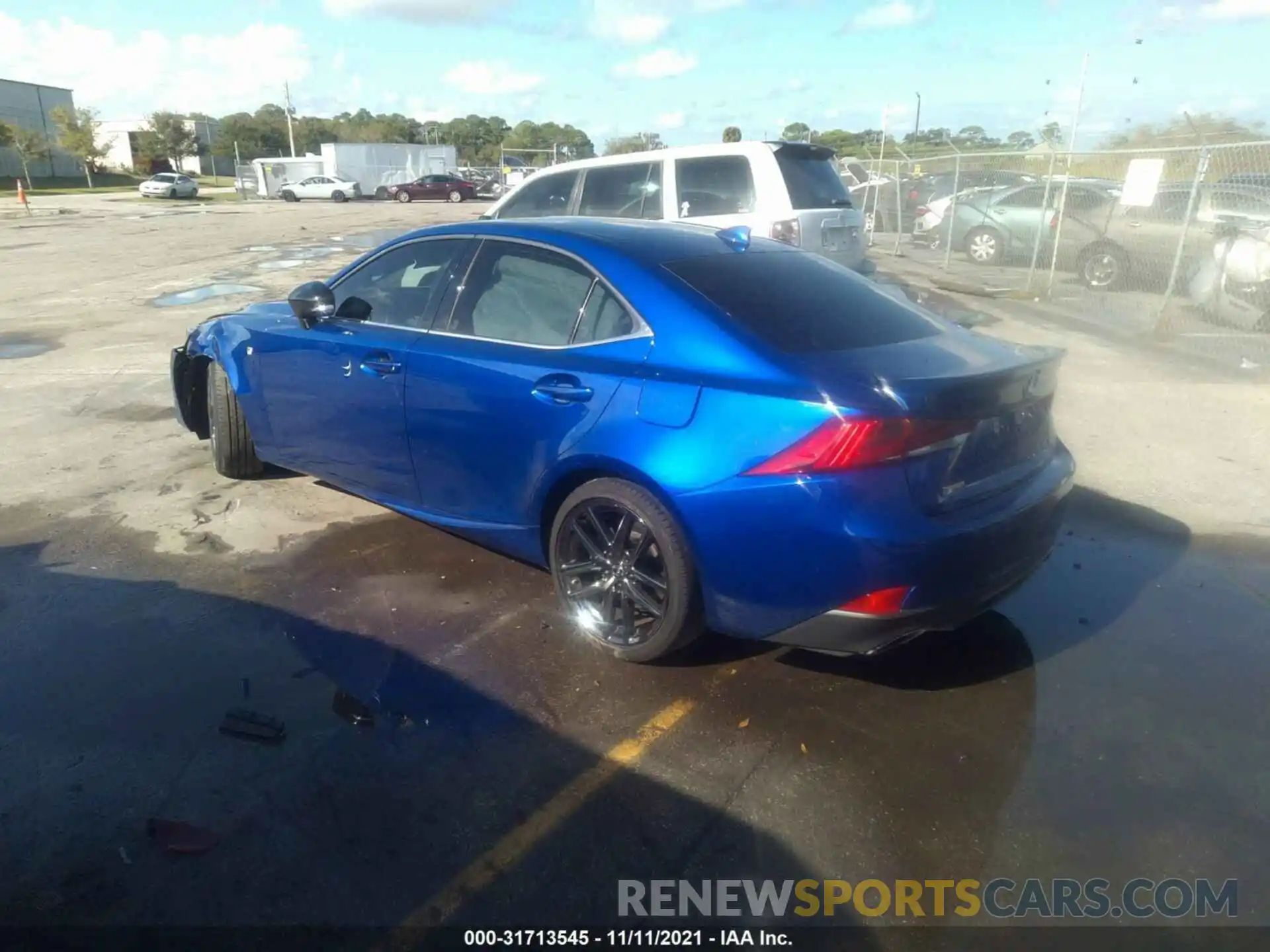 3 Photograph of a damaged car JTHGA1D24L5107006 LEXUS IS 2020