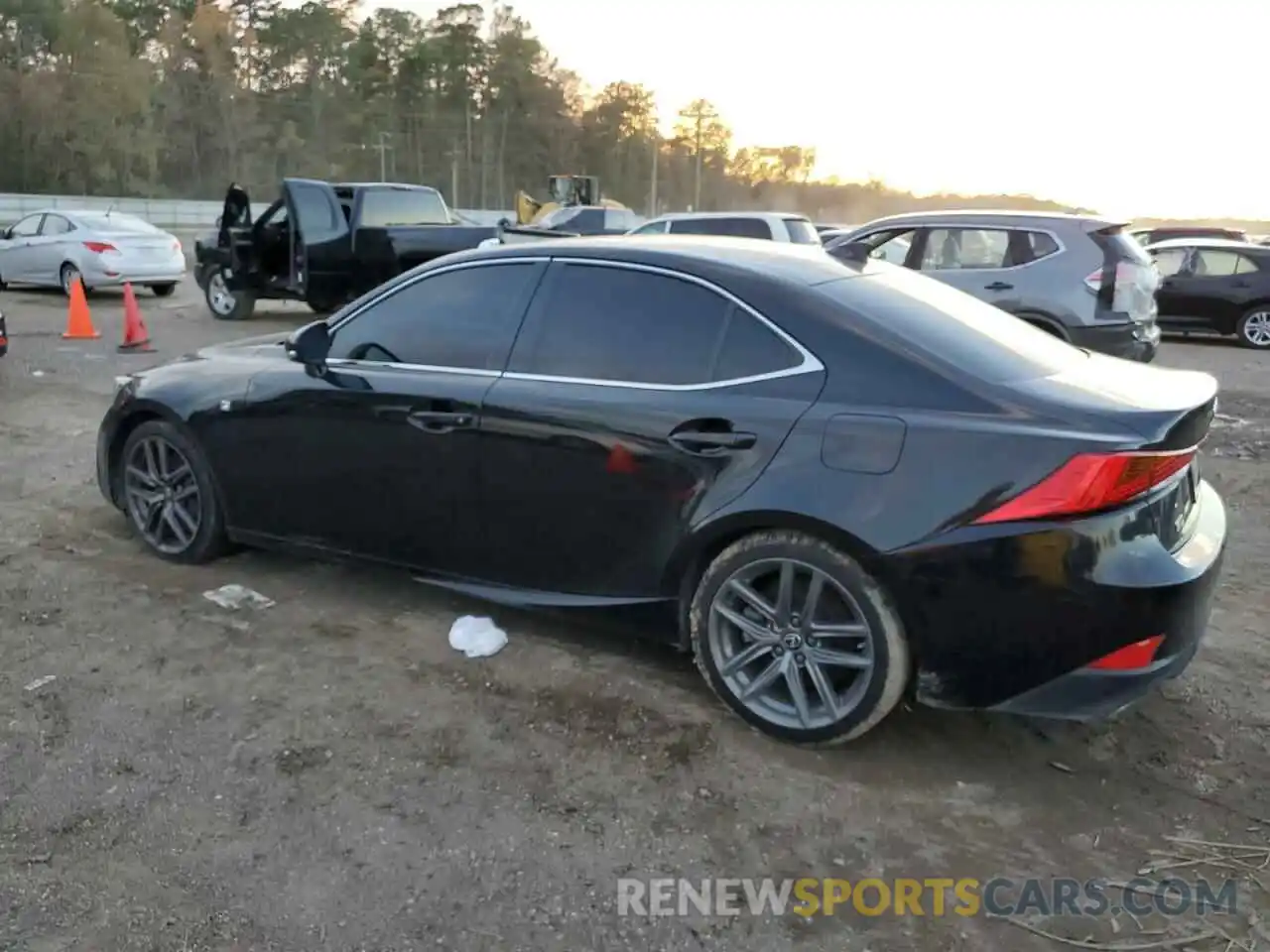 2 Photograph of a damaged car JTHGA1D25L5101649 LEXUS IS 2020