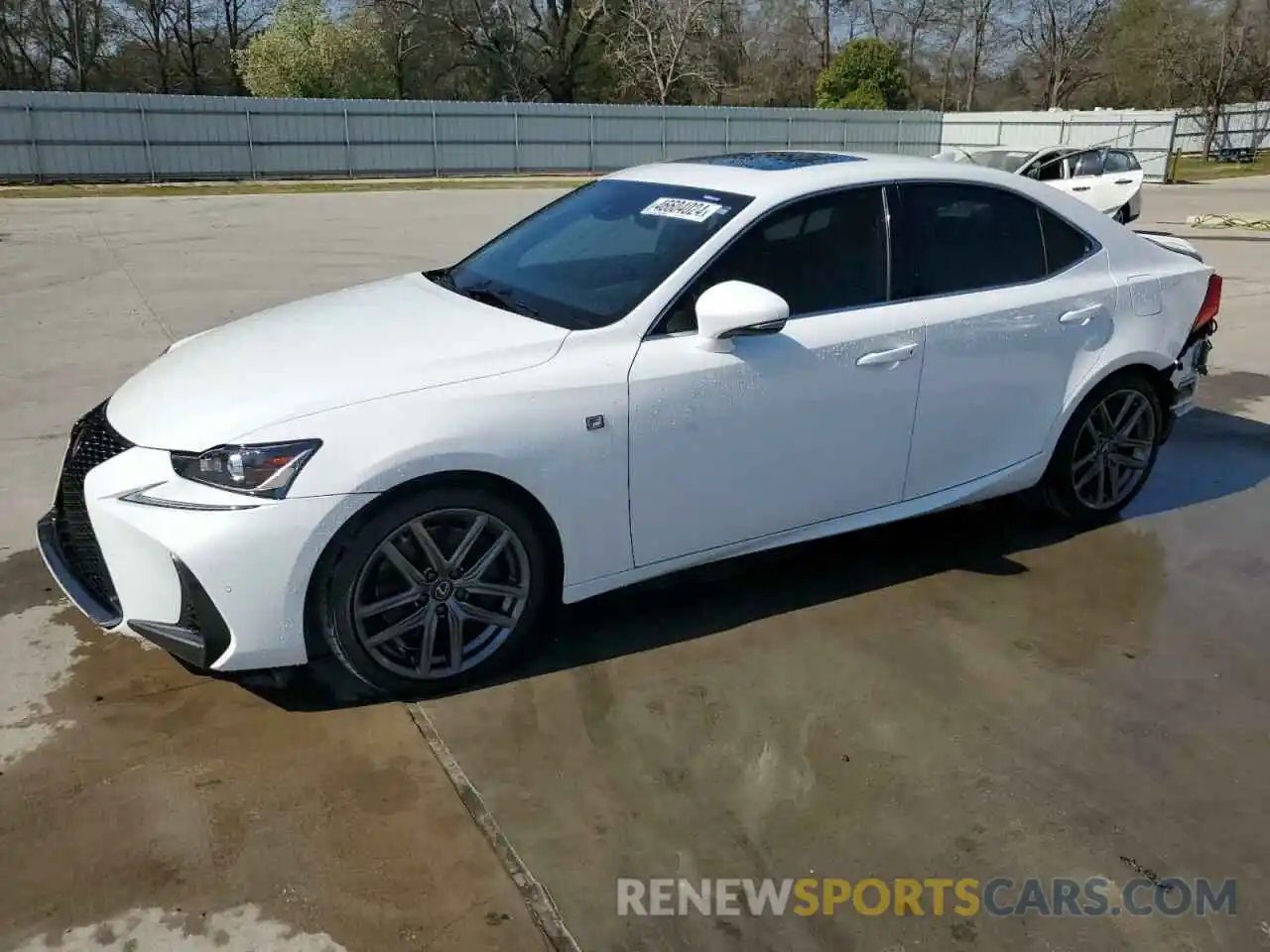 1 Photograph of a damaged car JTHGA1D25L5103899 LEXUS IS 2020