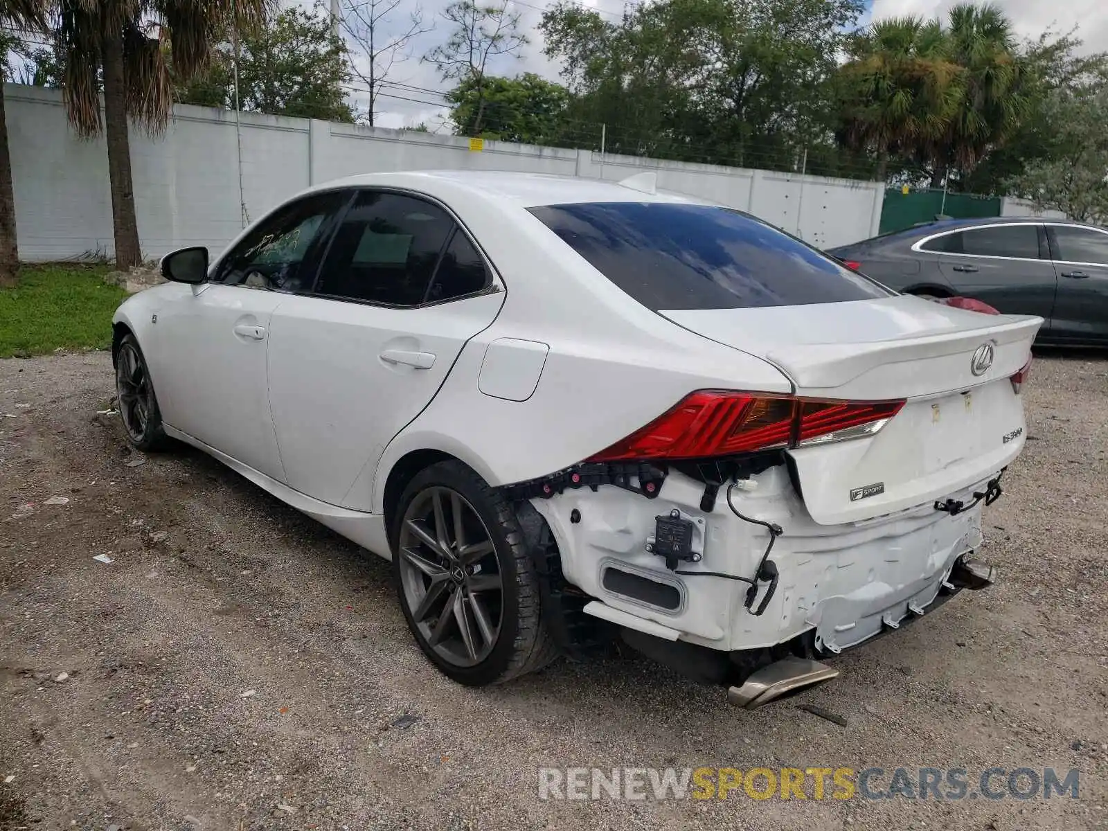 3 Photograph of a damaged car JTHGA1D25L5107144 LEXUS IS 2020