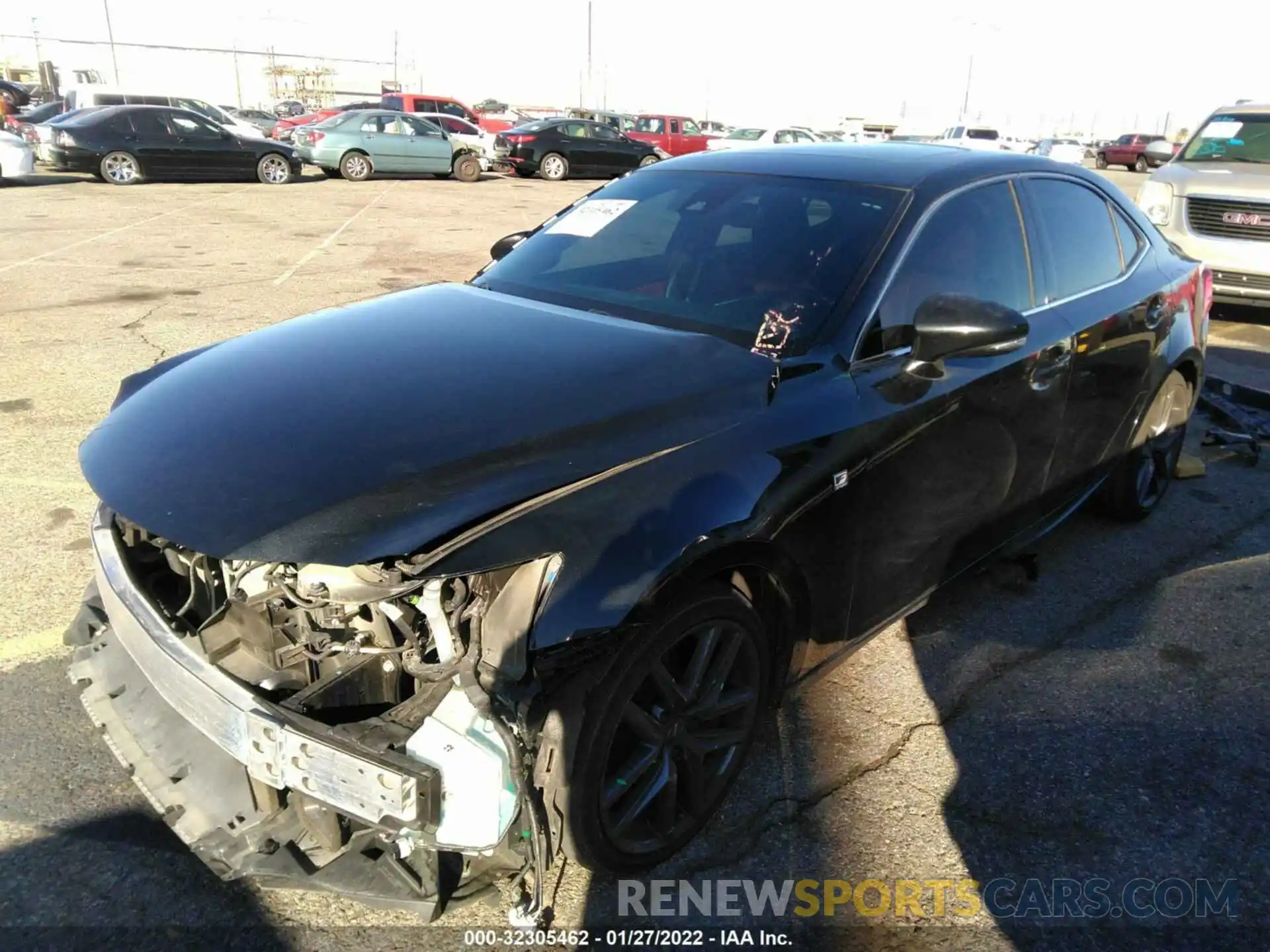 2 Photograph of a damaged car JTHGA1D26L5101790 LEXUS IS 2020