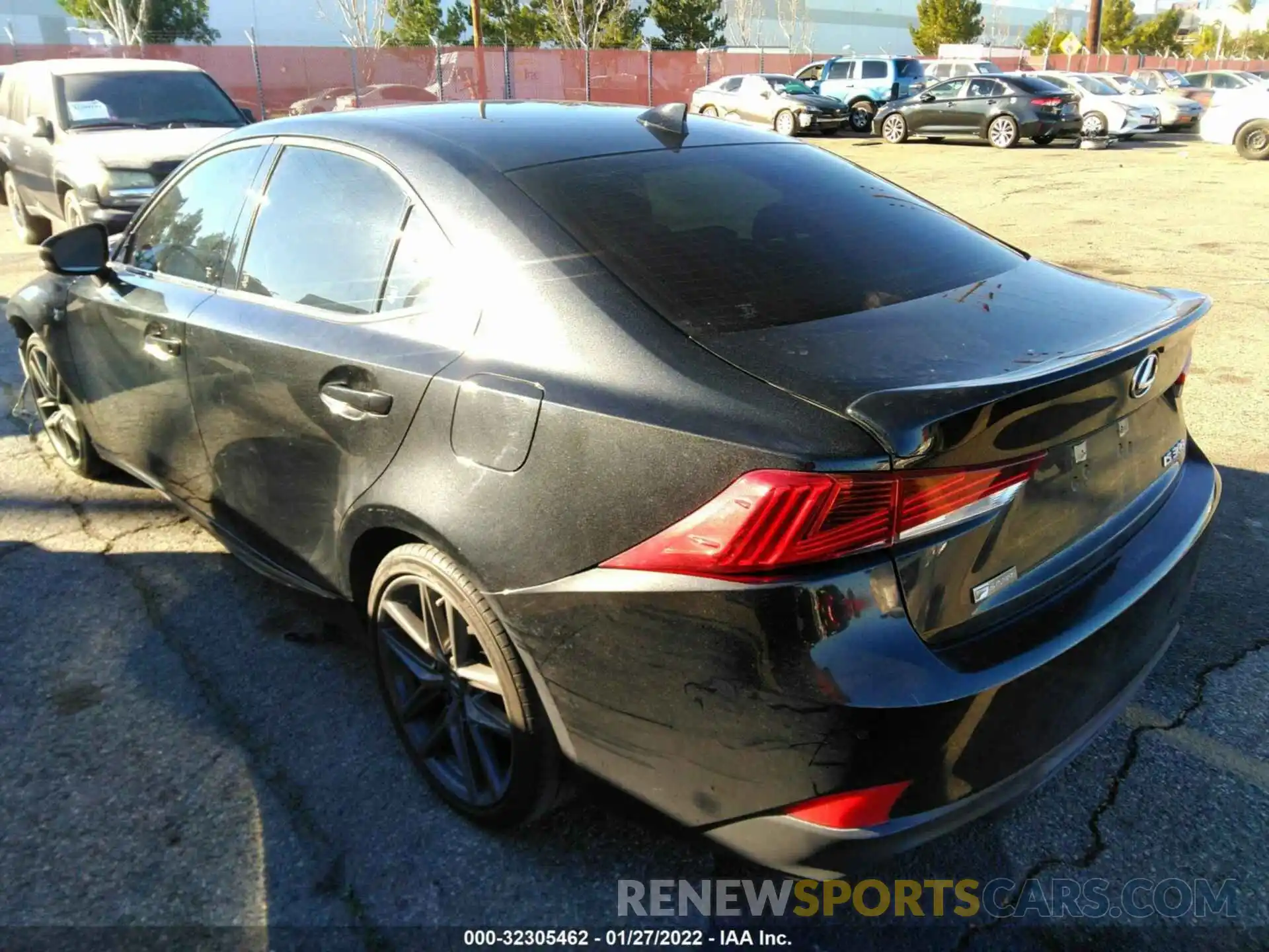 3 Photograph of a damaged car JTHGA1D26L5101790 LEXUS IS 2020