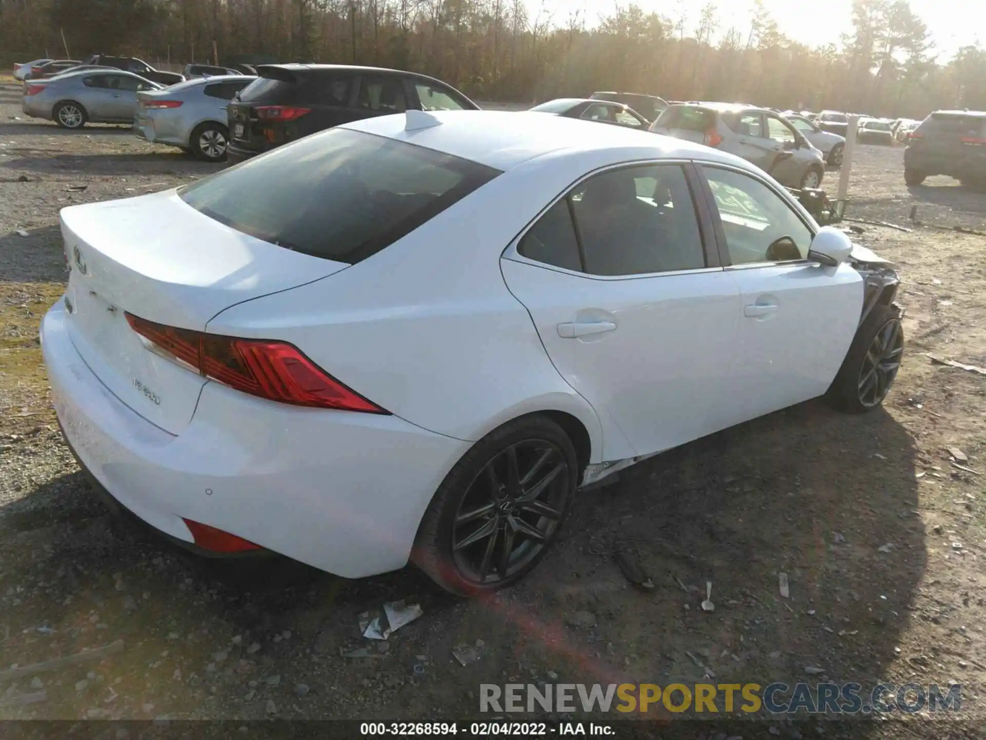 4 Photograph of a damaged car JTHGA1D26L5102695 LEXUS IS 2020