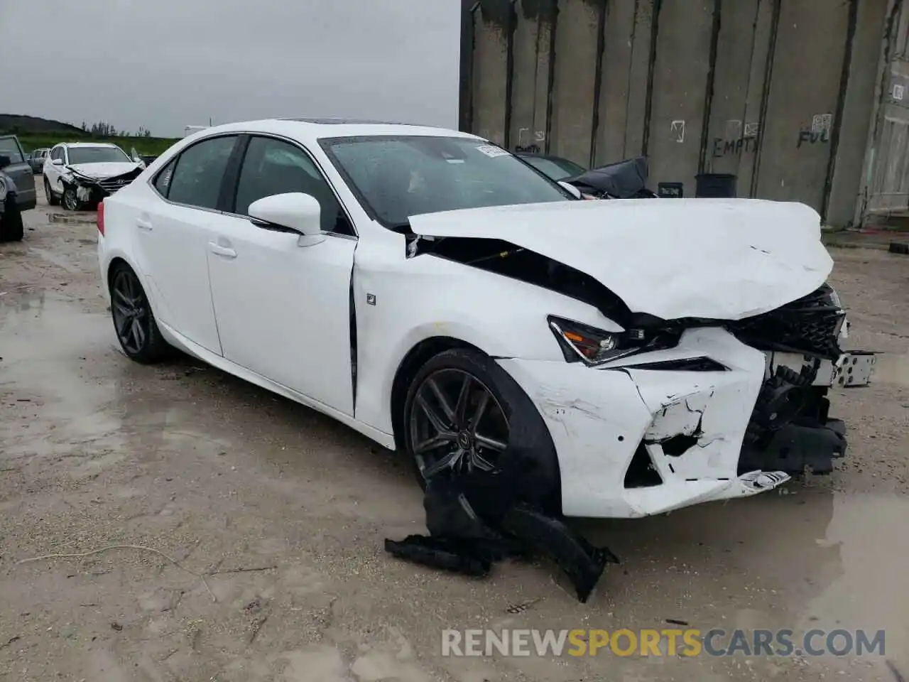 1 Photograph of a damaged car JTHGA1D26L5105600 LEXUS IS 2020