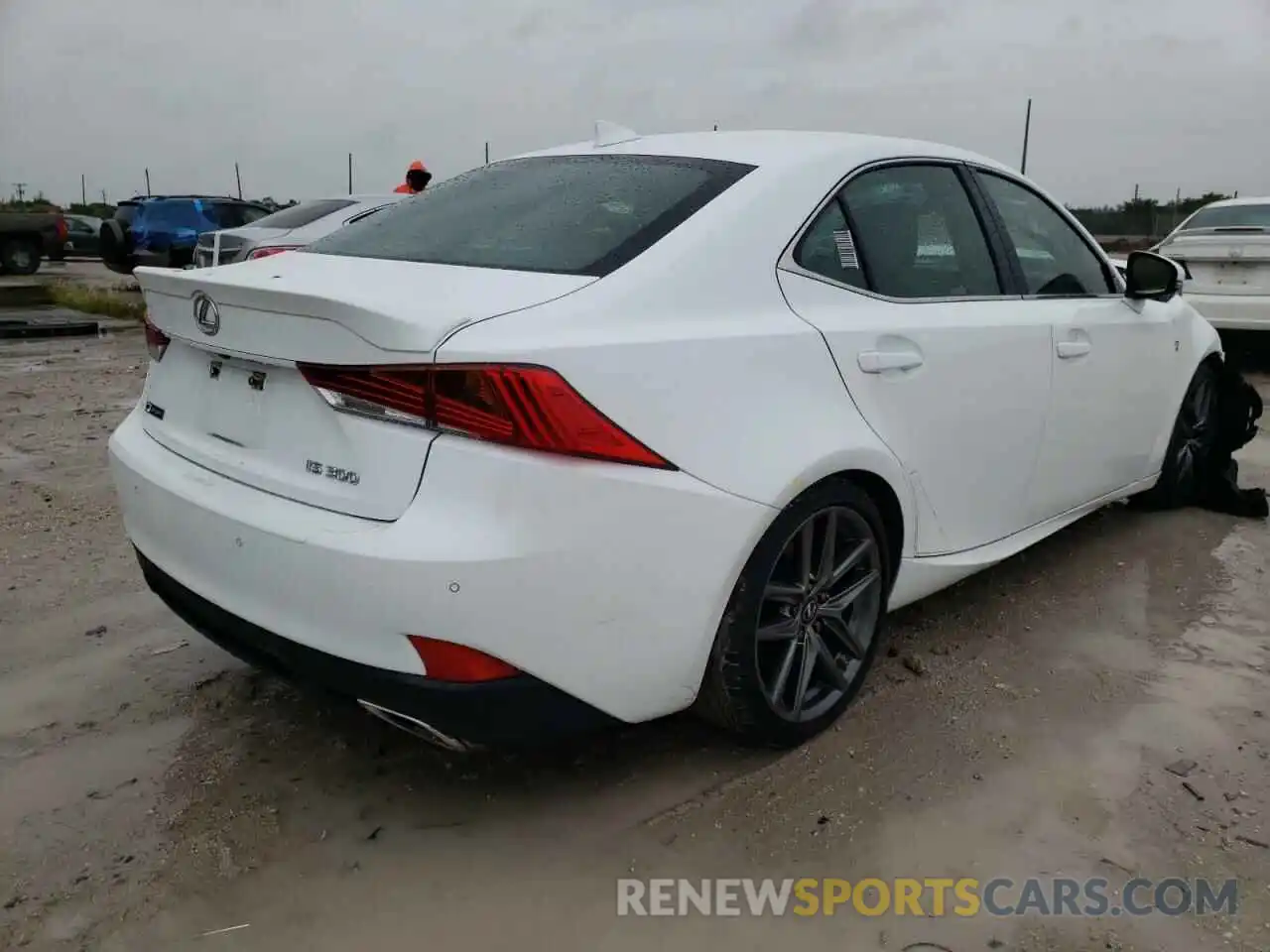 4 Photograph of a damaged car JTHGA1D26L5105600 LEXUS IS 2020