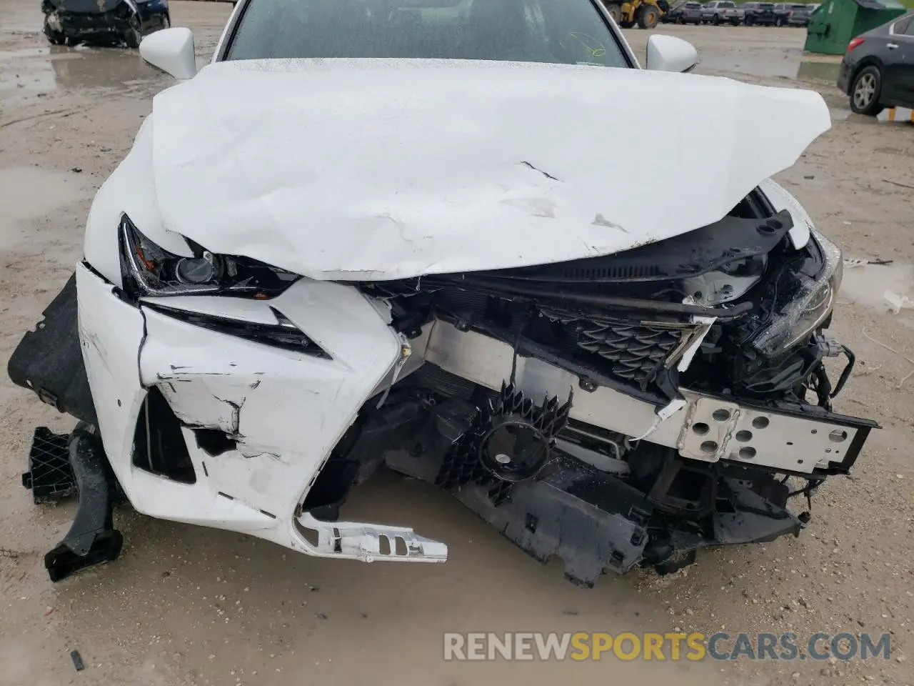 9 Photograph of a damaged car JTHGA1D26L5105600 LEXUS IS 2020