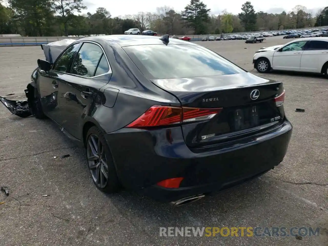 3 Photograph of a damaged car JTHGA1D26L5106987 LEXUS IS 2020