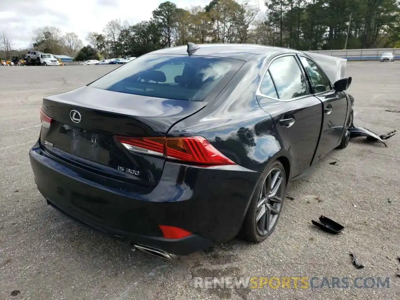 4 Photograph of a damaged car JTHGA1D26L5106987 LEXUS IS 2020