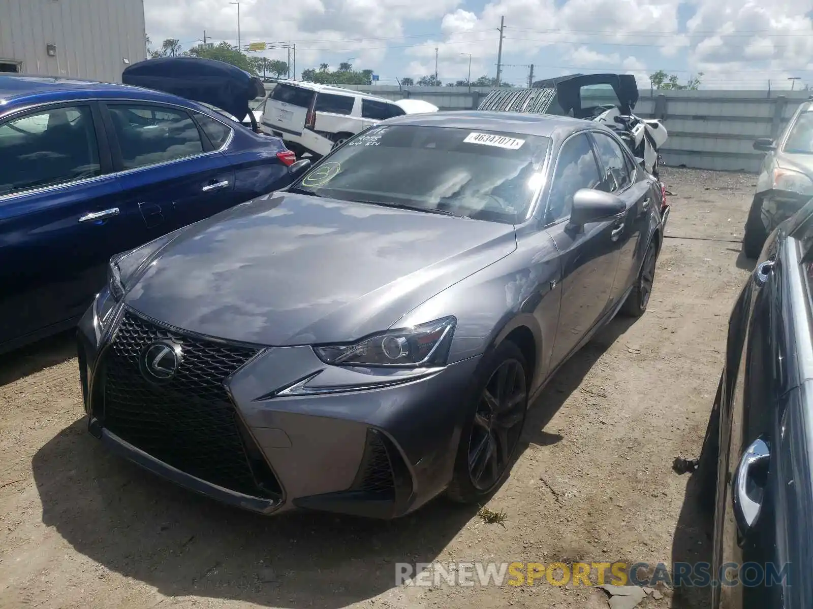 2 Photograph of a damaged car JTHGA1D26L5109095 LEXUS IS 2020