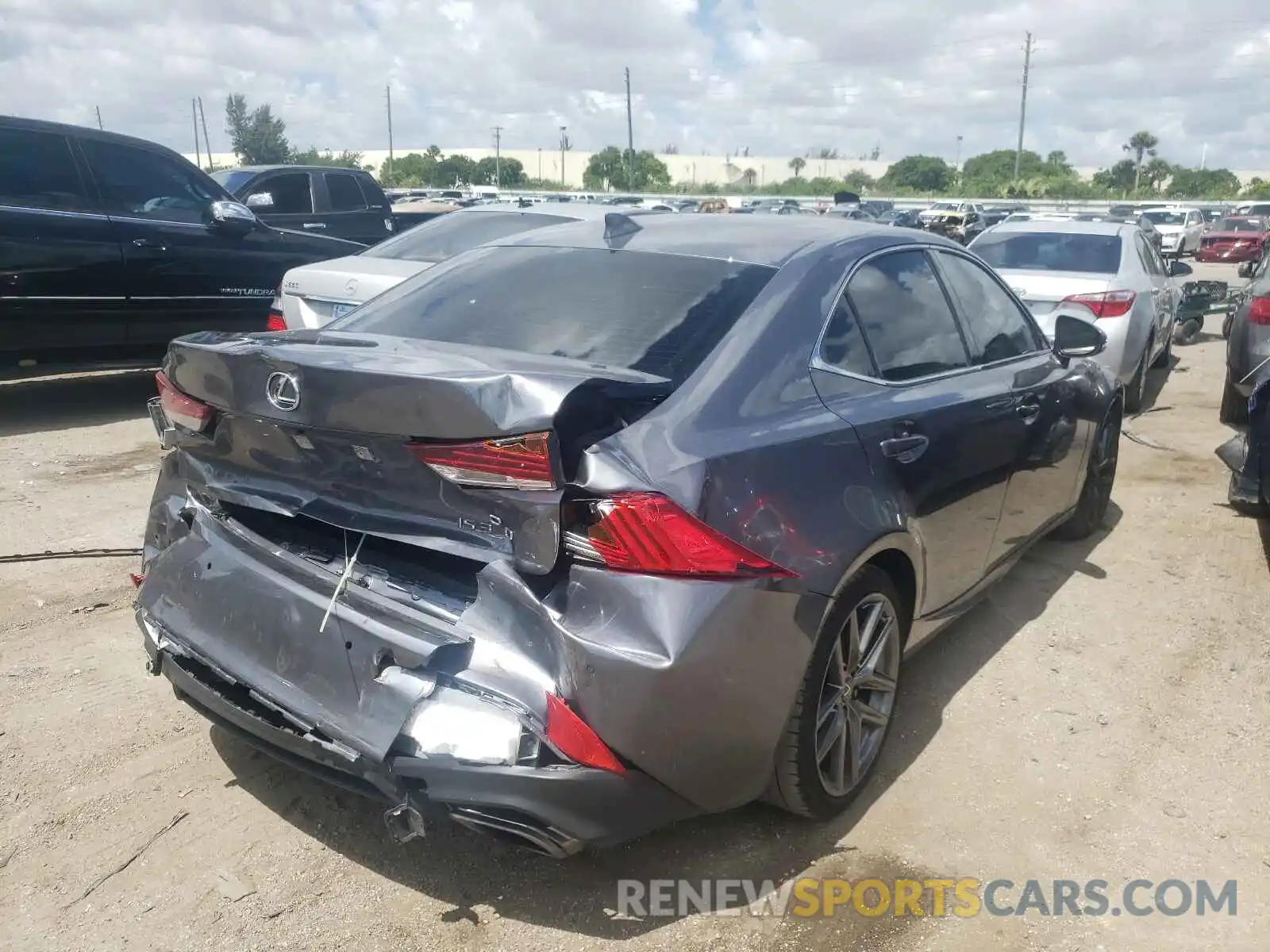 4 Photograph of a damaged car JTHGA1D26L5109095 LEXUS IS 2020