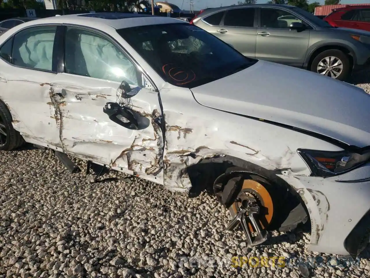 9 Photograph of a damaged car JTHGA1D27L5101264 LEXUS IS 2020