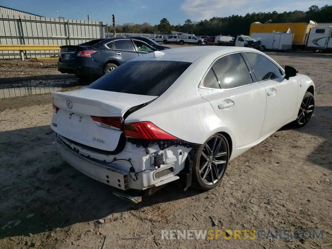 4 Photograph of a damaged car JTHGA1D27L5107033 LEXUS IS 2020