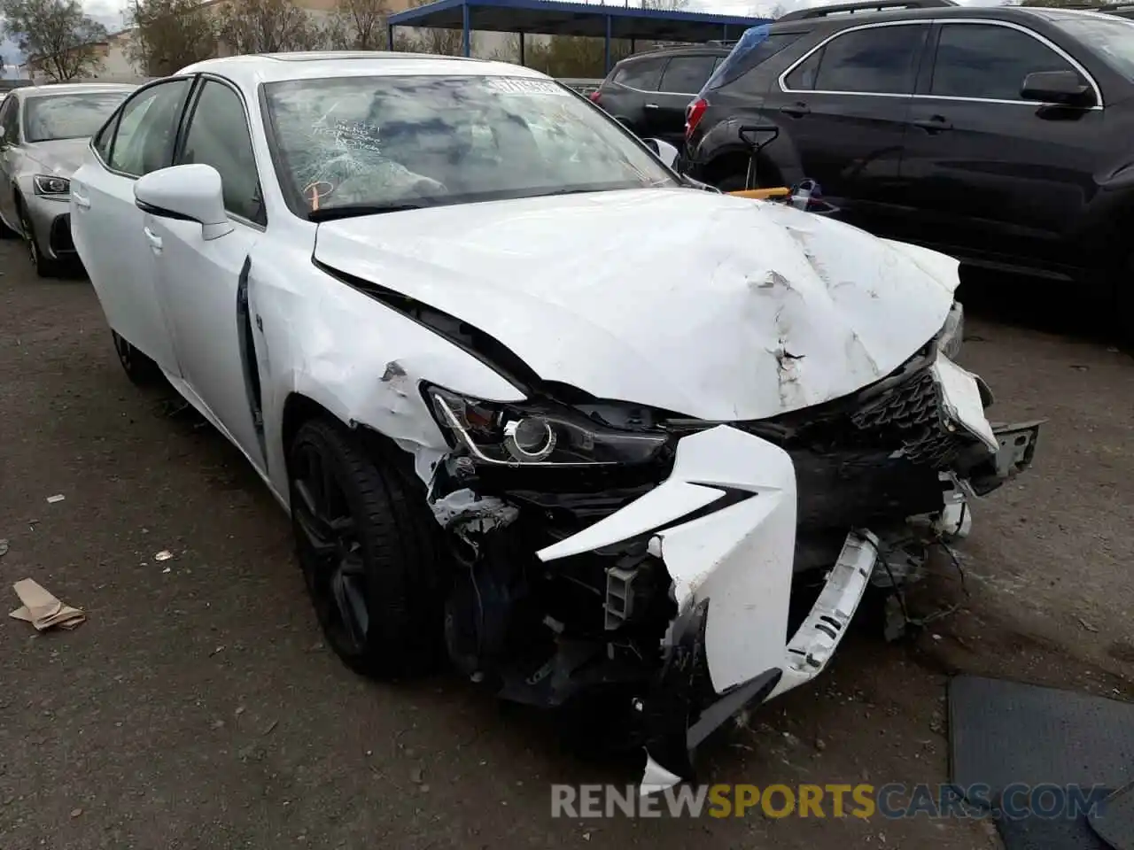 1 Photograph of a damaged car JTHGA1D28L5105033 LEXUS IS 2020