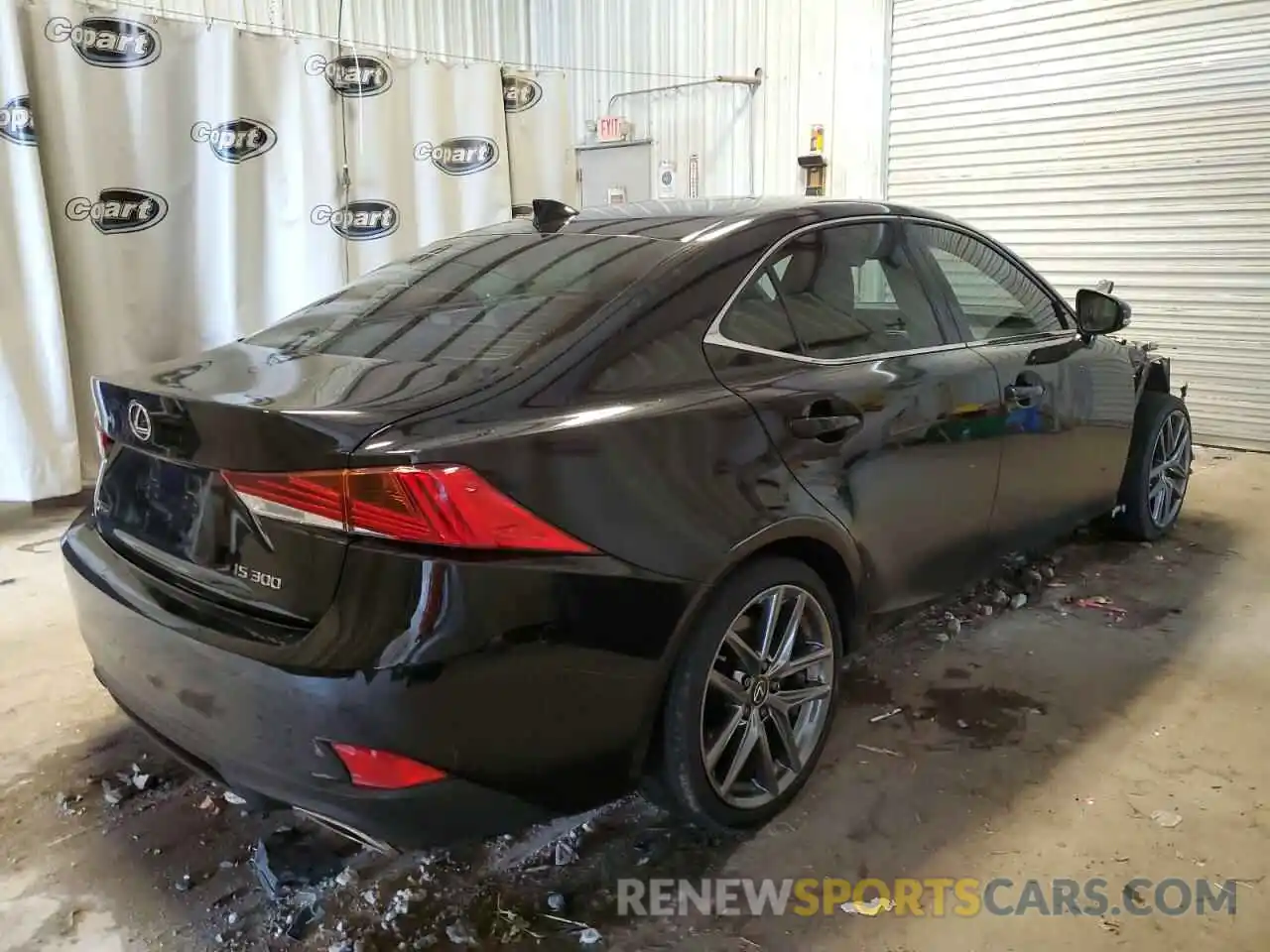 4 Photograph of a damaged car JTHGA1D28L5106439 LEXUS IS 2020