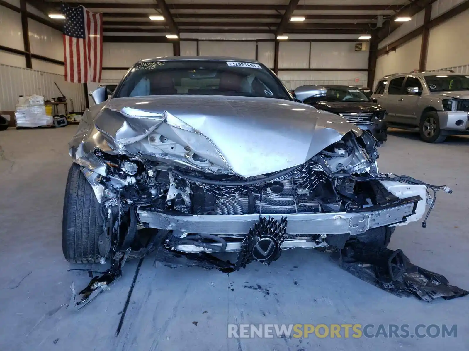 9 Photograph of a damaged car JTHGA1D28L5108143 LEXUS IS 2020