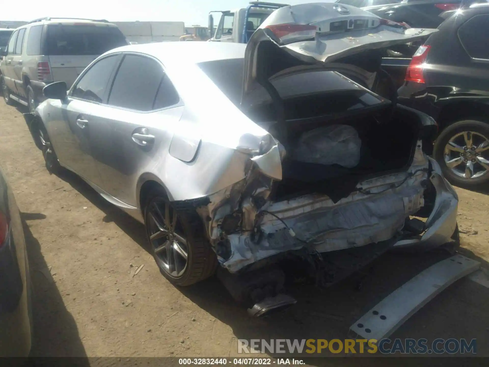 3 Photograph of a damaged car JTHGA1D29L5101153 LEXUS IS 2020