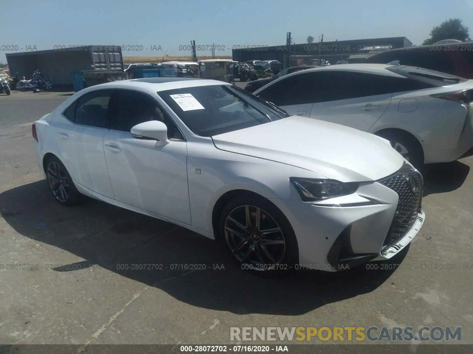 1 Photograph of a damaged car JTHGA1D29L5102125 LEXUS IS 2020