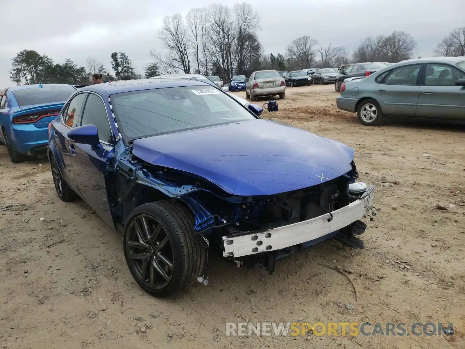 1 Photograph of a damaged car JTHGA1D2XL5100951 LEXUS IS 2020