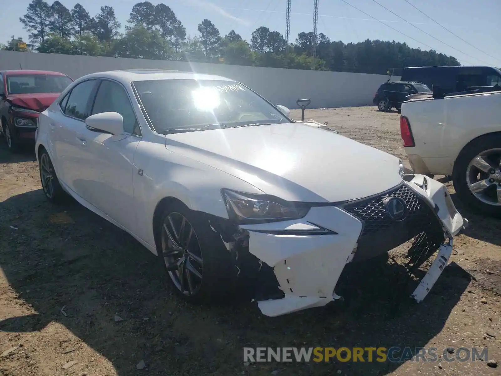 1 Photograph of a damaged car JTHGA1D2XL5101288 LEXUS IS 2020