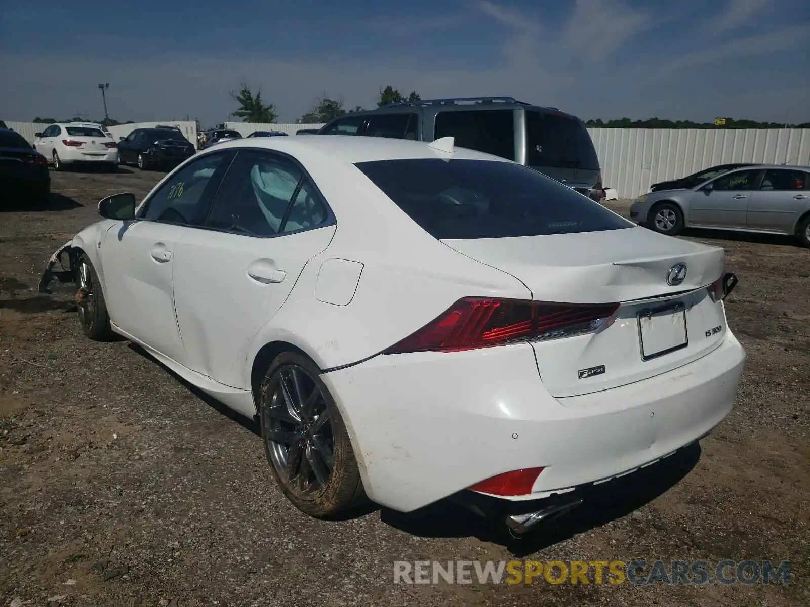 3 Photograph of a damaged car JTHGA1D2XL5101288 LEXUS IS 2020