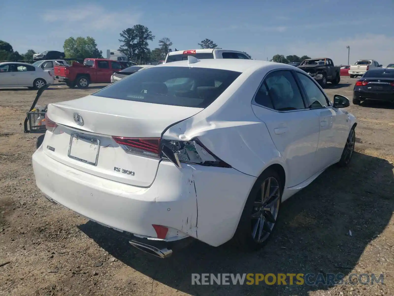 4 Photograph of a damaged car JTHGA1D2XL5101288 LEXUS IS 2020