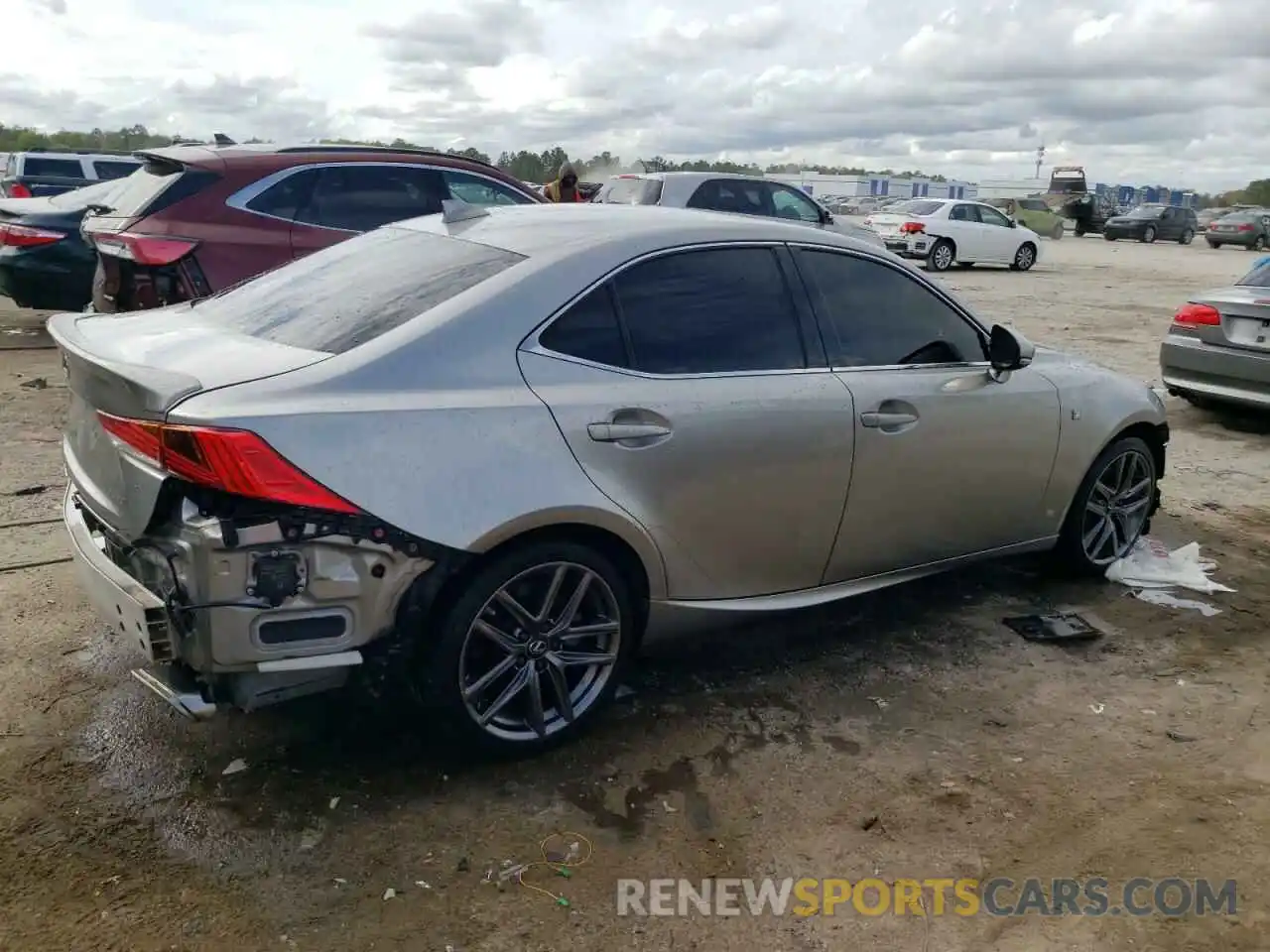 3 Photograph of a damaged car JTHGA1D2XL5103218 LEXUS IS 2020