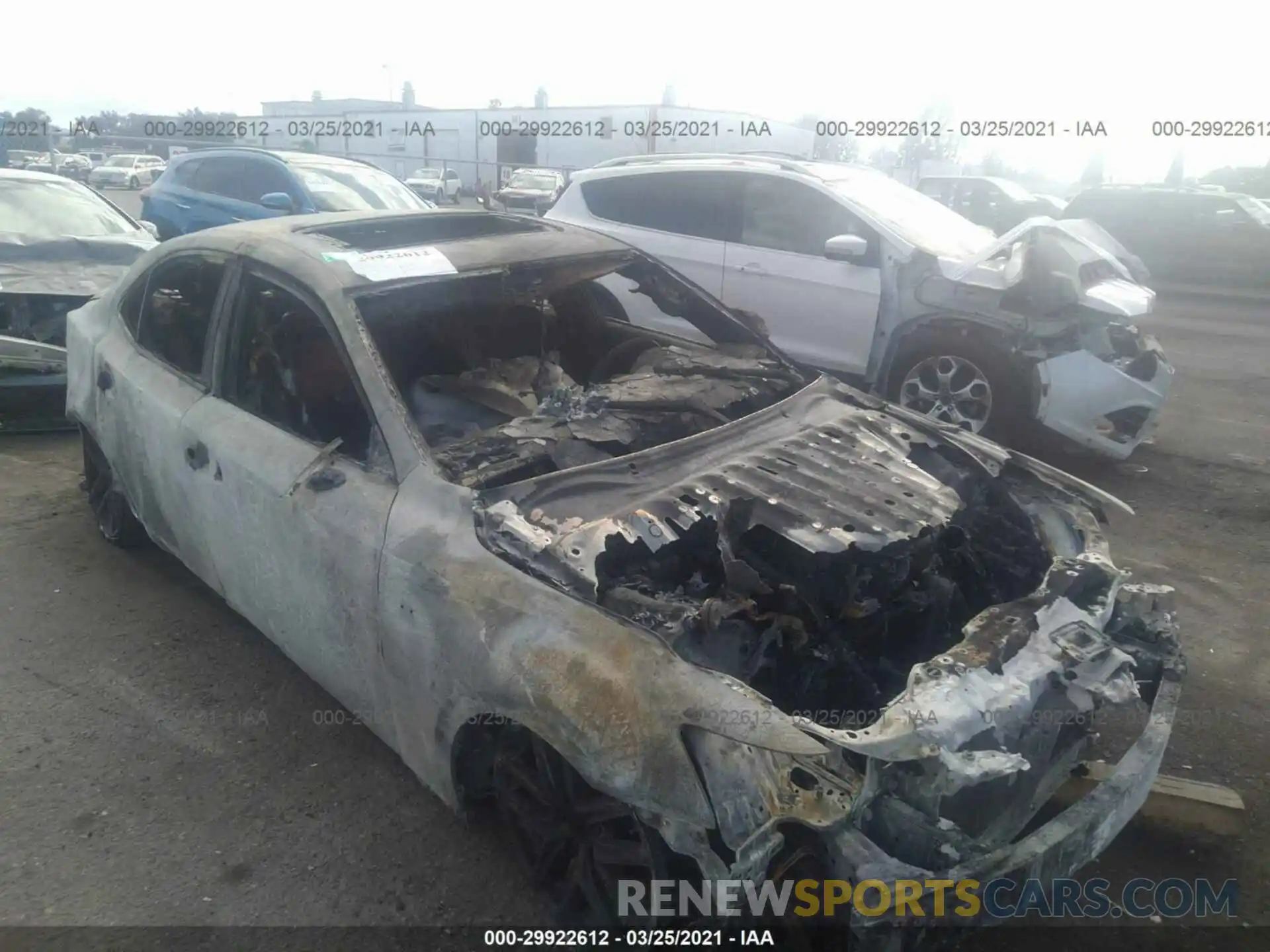 1 Photograph of a damaged car JTHGA1D2XL5103333 LEXUS IS 2020