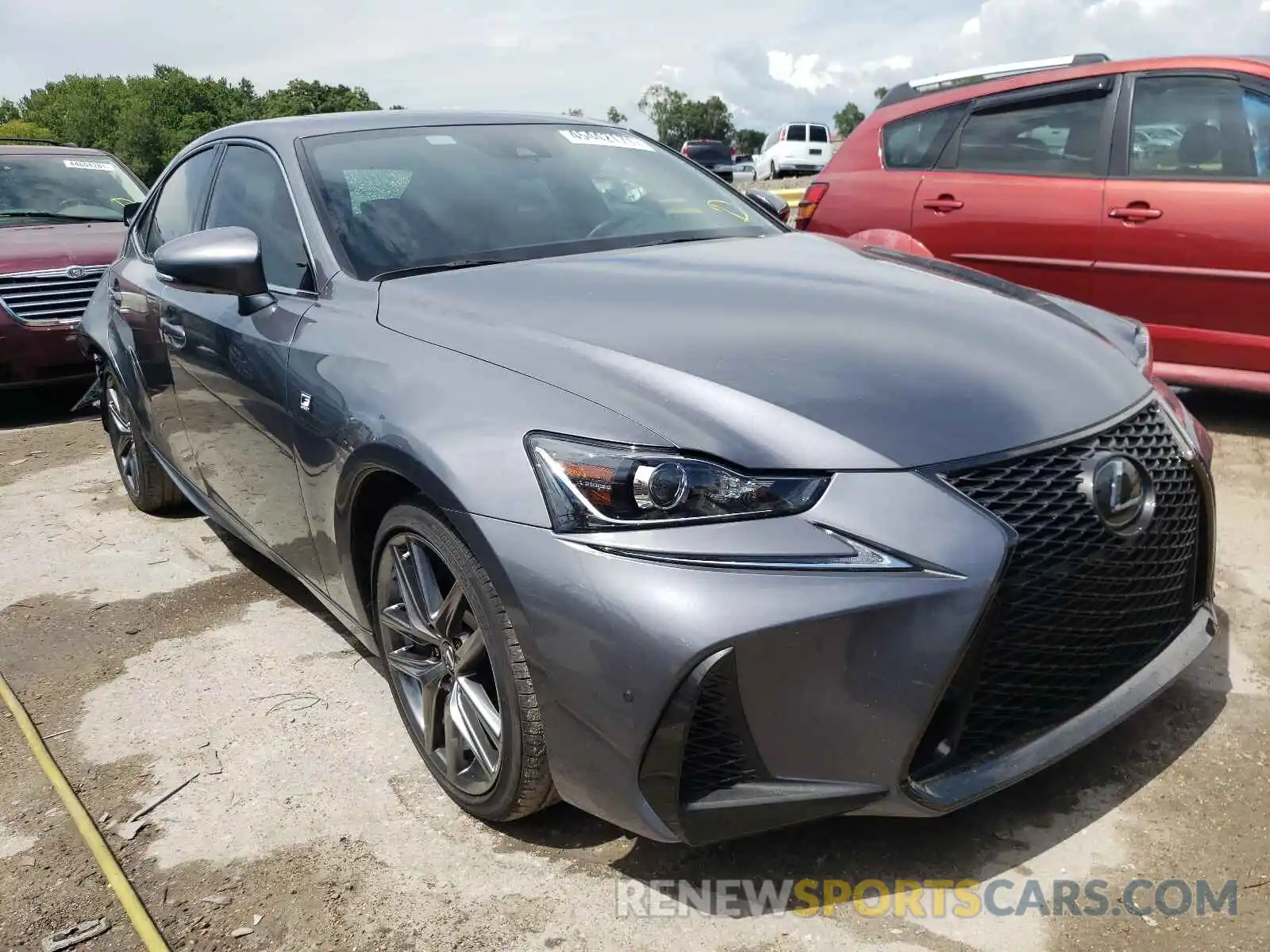 1 Photograph of a damaged car JTHGA1D2XL5106944 LEXUS IS 2020