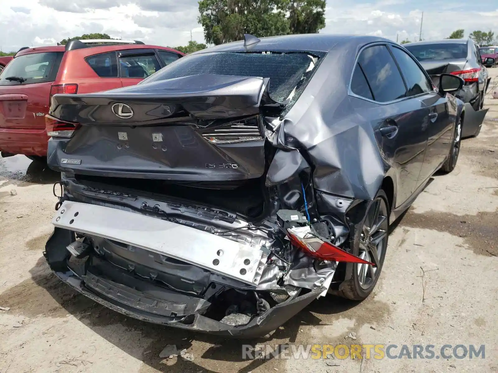 4 Photograph of a damaged car JTHGA1D2XL5106944 LEXUS IS 2020