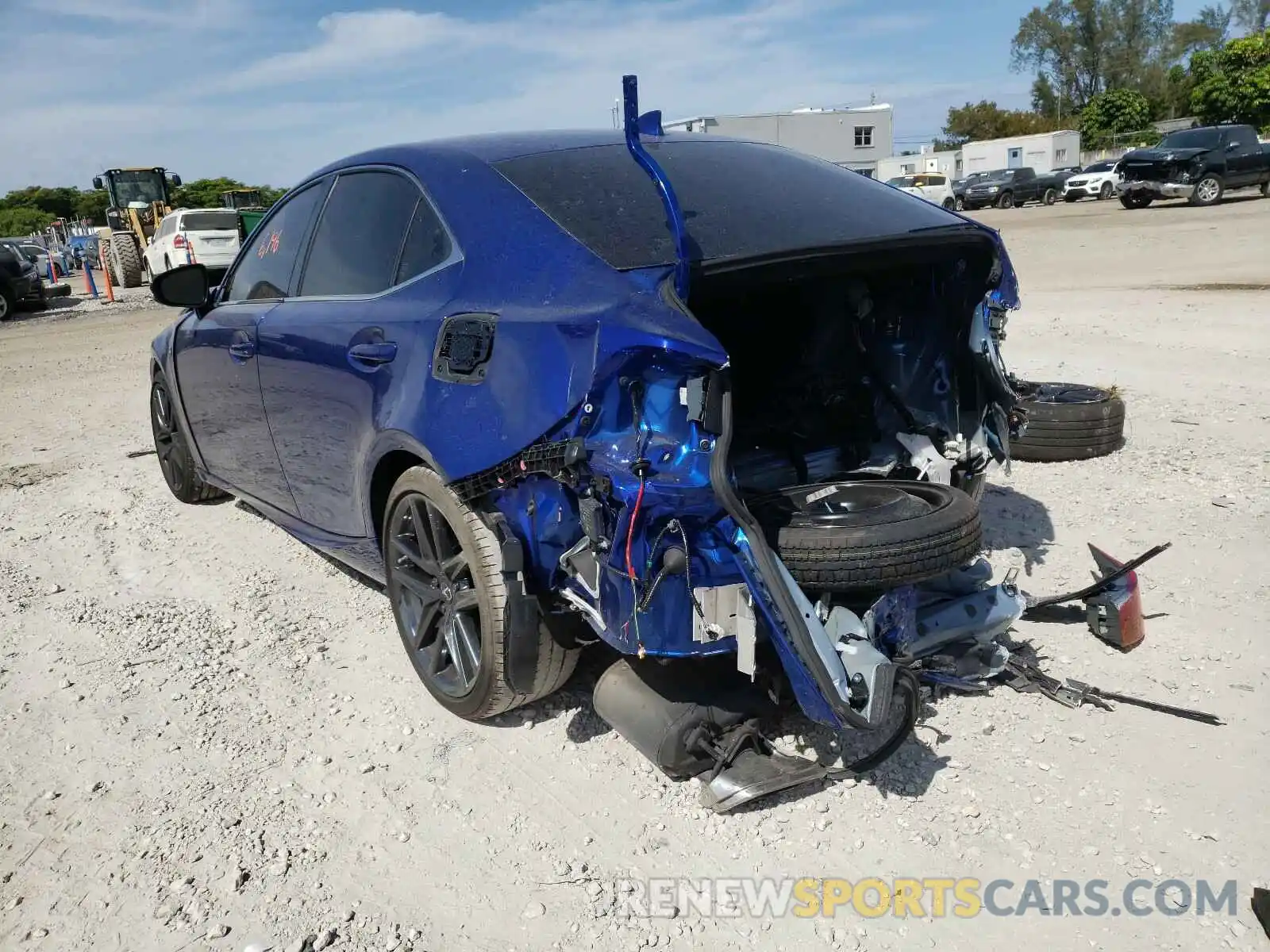 3 Photograph of a damaged car JTHGA1D2XL5108497 LEXUS IS 2020