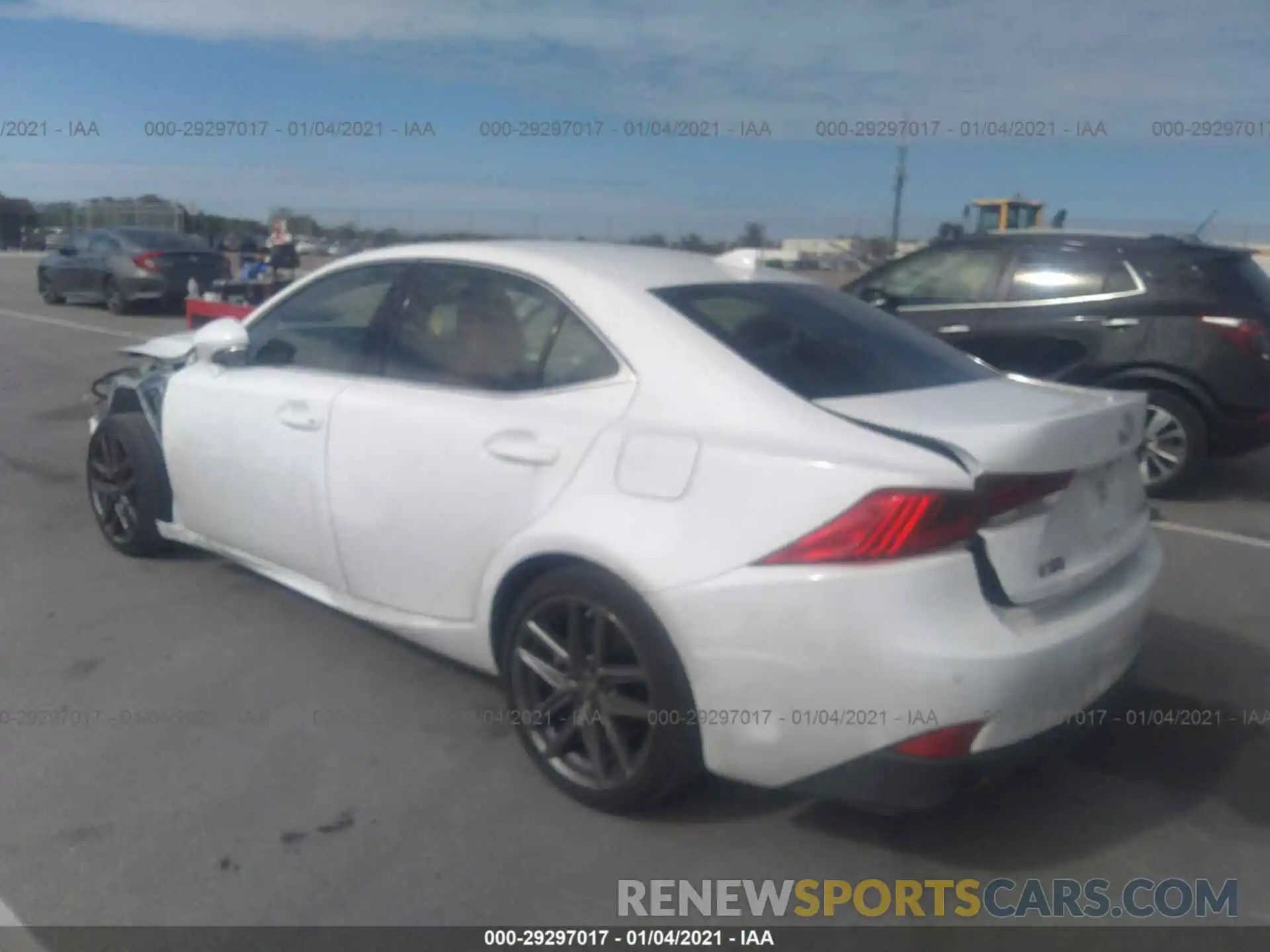 3 Photograph of a damaged car JTHGZ1B20L5036592 LEXUS IS 2020