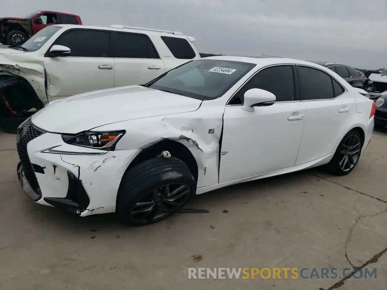 1 Photograph of a damaged car JTHGZ1B21L5035418 LEXUS IS 2020