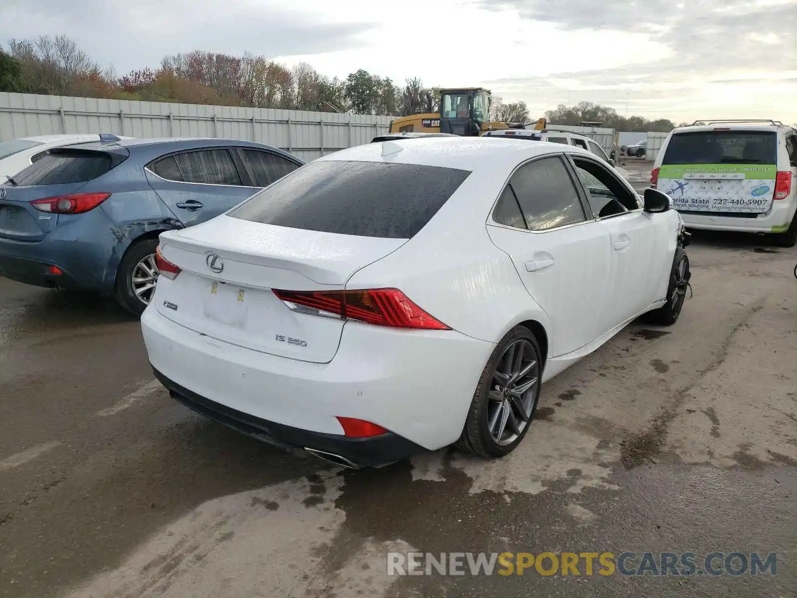 4 Photograph of a damaged car JTHGZ1B21L5036195 LEXUS IS 2020