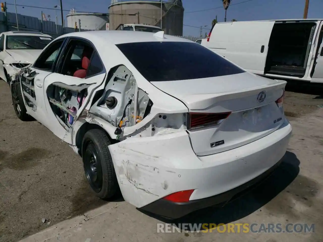 3 Photograph of a damaged car JTHGZ1B21L5036214 LEXUS IS 2020