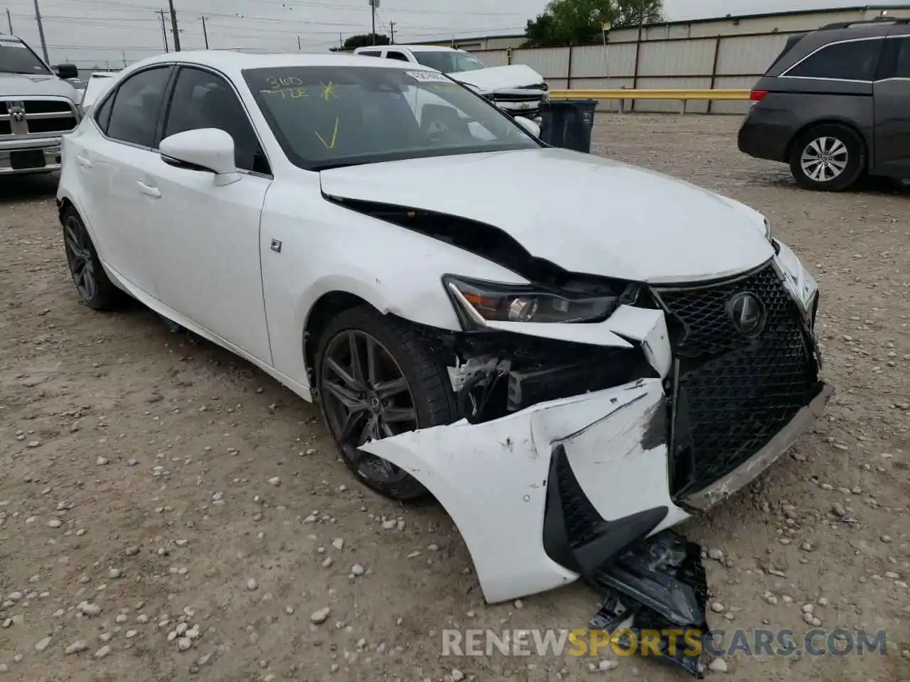 1 Photograph of a damaged car JTHGZ1B21L5036830 LEXUS IS 2020